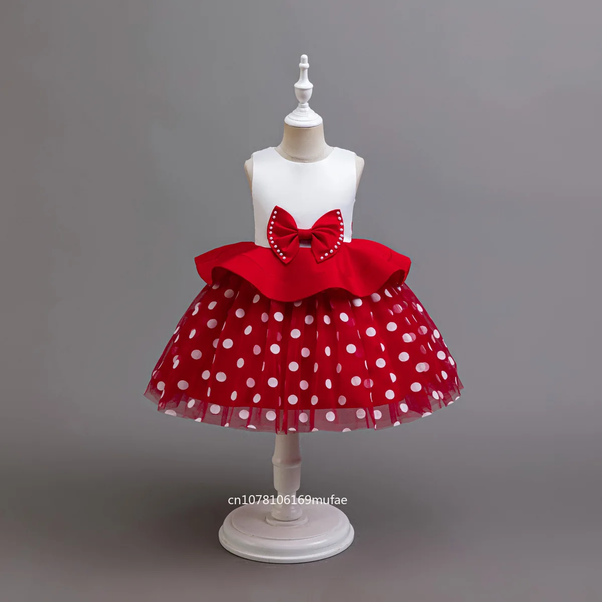 new-dot-print-girl-party-dress-puffy-child-girls'-christmas-dresses-kid's-festival-clothes