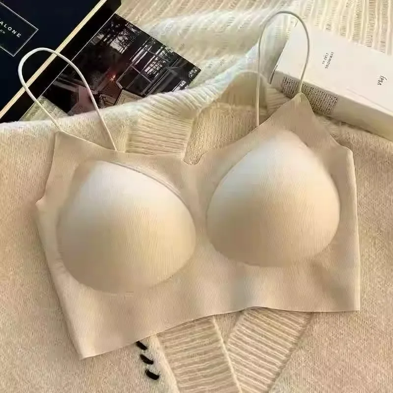 

Бесшовный поддерживающий бюстгальтер 2026 для женщин, пуш-ап для небольшой груди, с бретелями на спине, предотвращающий провисание и обеспечивающий комфорт