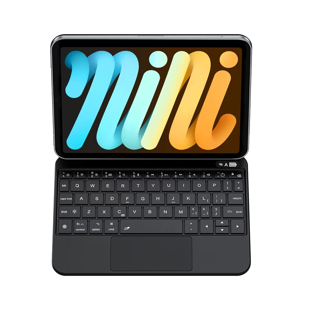 For iPad Mini (A17 Pro) 2024 Mini7 8.3' Magnetic Case For iPad Mini 6th 7th Generation 8.3' Mini 6/7 Mini6 Magic Keyboard Case