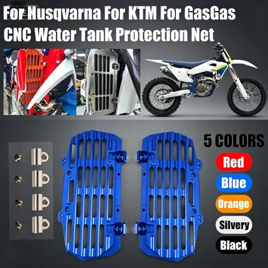 

CNC Radiator Guard Mesh with Enhanced Heat Dissipation & Mounting Brackets for KTM Husqvarna GASGAS