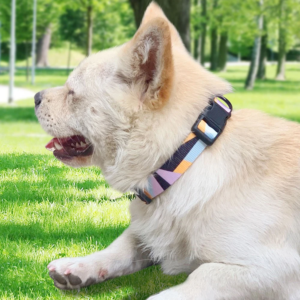 犬の首輪,小型犬の花柄,調節可能な子犬の首輪,小型,大,中型,かわいいブルドッグ