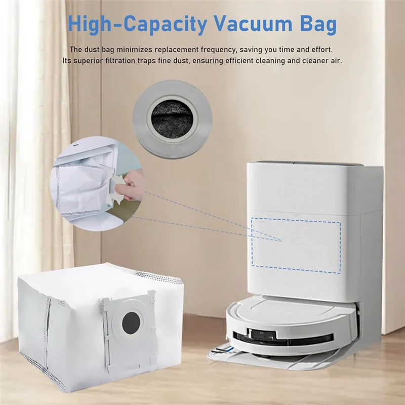 -A14E Accessory Set For Ecovacs Deebot T80 OMNI Vacuum Cleaner Parts Main Side Brushes Dust Bags Filters