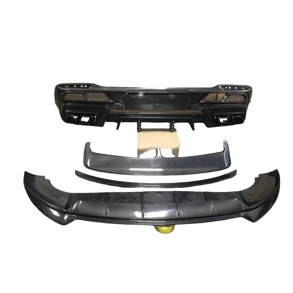 LART Style Carbon Fiber Body Kit for Mercedes Benz GLE Coupe 450 AMG 53 63 C167 Including Hood Front Lip Rear Spoiler Bumper