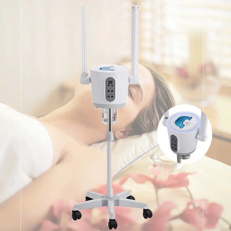 Quente e Frio Facial Spa Máquina, Face Steamer, Equipamento De Limpeza De Pele, Salon De Beleza Pulverizador Doméstico