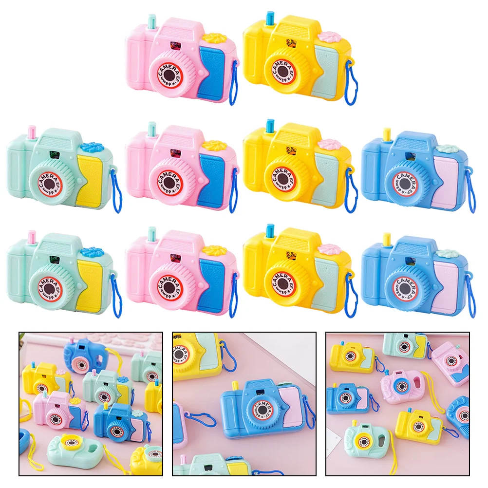 10 Pcs Mini Movie Camera Toy Child Childrens Toys Toddler Abs Projection Simulation