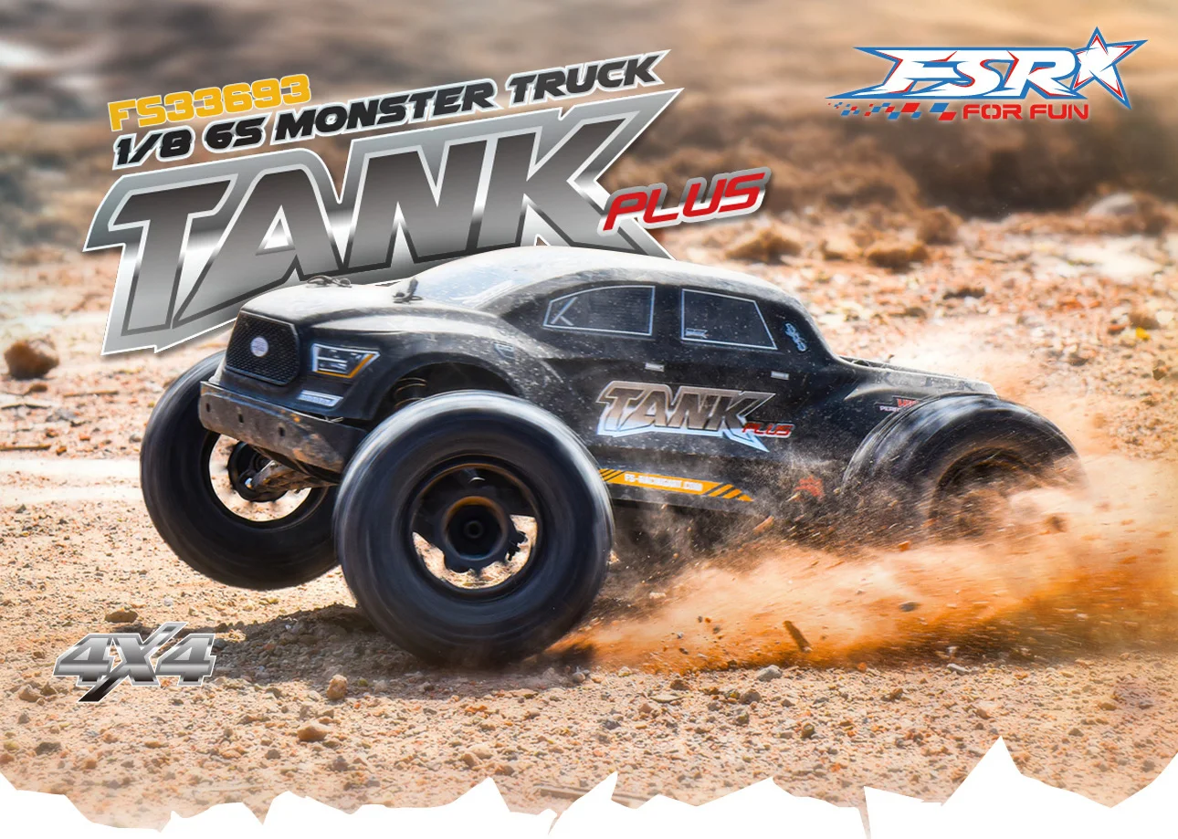 FSR 1 / 8 Monster Jam tank high speed RC model vehicle adult professional racing remote control cross-country racing card