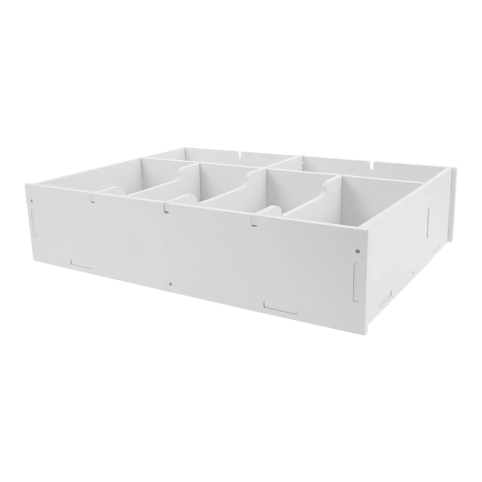 Plastic Multi Compartment Holder Organizer Desk Money Tray Dividers Storage Bin Receipt Office