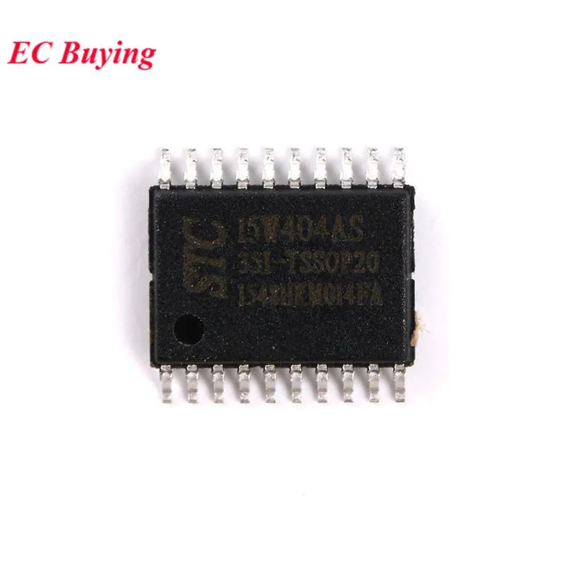 STC15W404AS STC15W404AS-35I STC 15W404AS TSSOP20 1T 8051 Microcontroller MCU IC Controller Chip 15W404AS-35I-TSSOP20