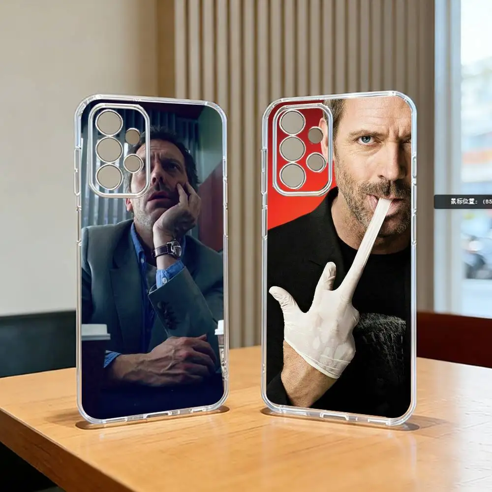 TV Drama Dr House-e Phone Case Transparent Silicone Soft For Samsung S25,S24,S21,S22,S23,S30,Ultra,S20,Plus,Fe