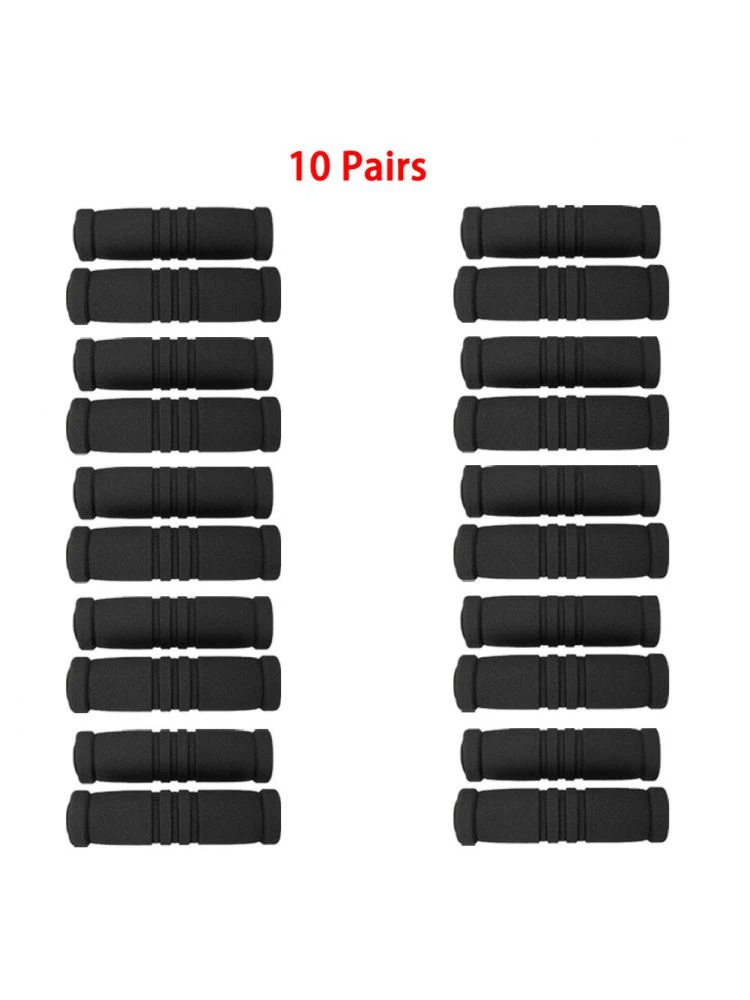 AliExpress 10Pairs MTB Bike Bicycle Handle Handlebar Soft Bar Sponge Covers Grip Lightweight & Nonslip Black Color