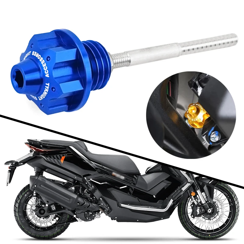 For Zontes 368g 501g 368D 368K 368m 368E Motorcycle Accessories Engine Oil Tank Dipstick Probe Level Gauge Meter Oil Cap