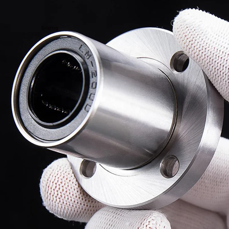 Round flange linear motion bearing LMF6 8 10 12 13 16 20 25 30 35 40 50 60UU slider bearing
