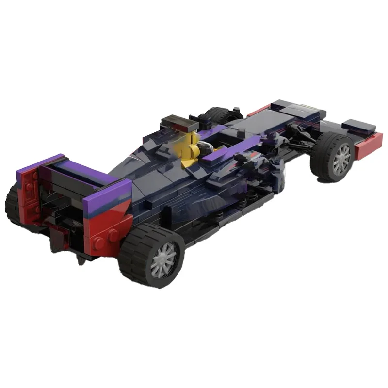 251 PCS Supercar Red B9 MOC Customize Modular Building Block Creative Design Educational Learning Toy DIY Boys Toy Birthday Gift