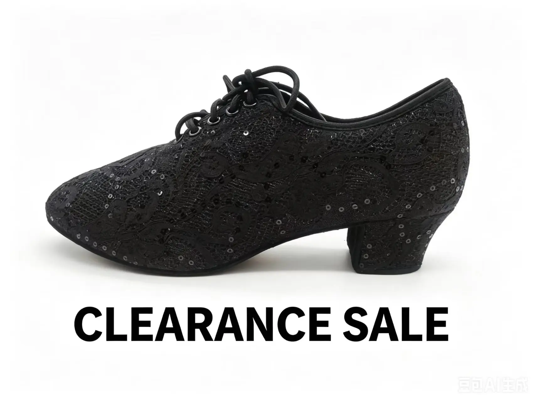 Clearance Sale Slightly Imperfect Latin Dance Shoes 4cm Closed Toe Ballroom Salsa Shoes NO Return/Negative Party Dancing Shoes