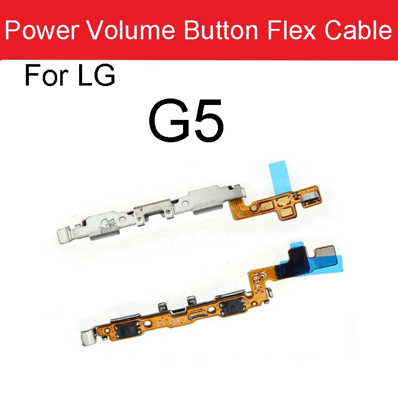 Volume&Power Side Button Flex Cable For LG G3 D850 G4 H810 G5 H820 G6 G7 ThinQ G8 G8S G8X Q6 M700N Q7 Q610 Power Volume Felx