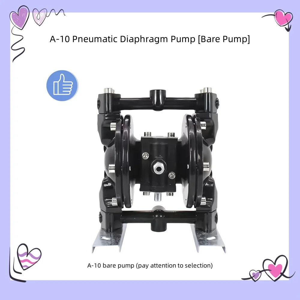 A-10/A-10A Pneumatic Diaphragm Pump Bare Pump Oil Pump Spray Paint Pump Corrosion and Acid/Alkali Resistance