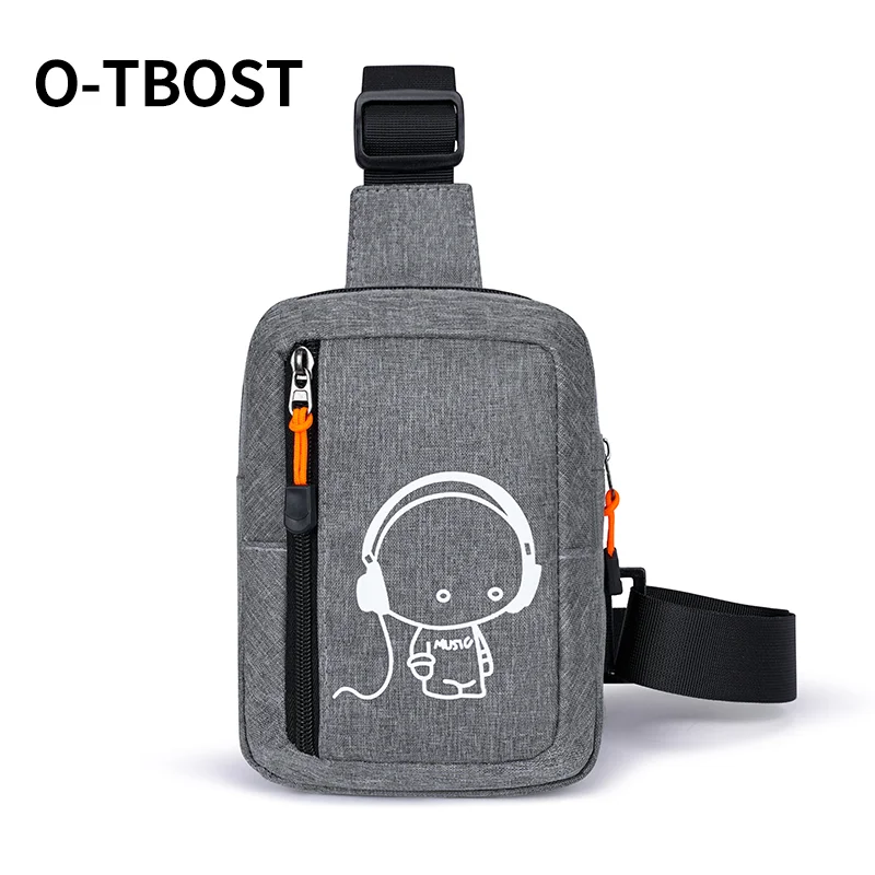 O-TBOST Stylish Men\'s Chest Bag for Cycling - Crossbody Bag 2024 New