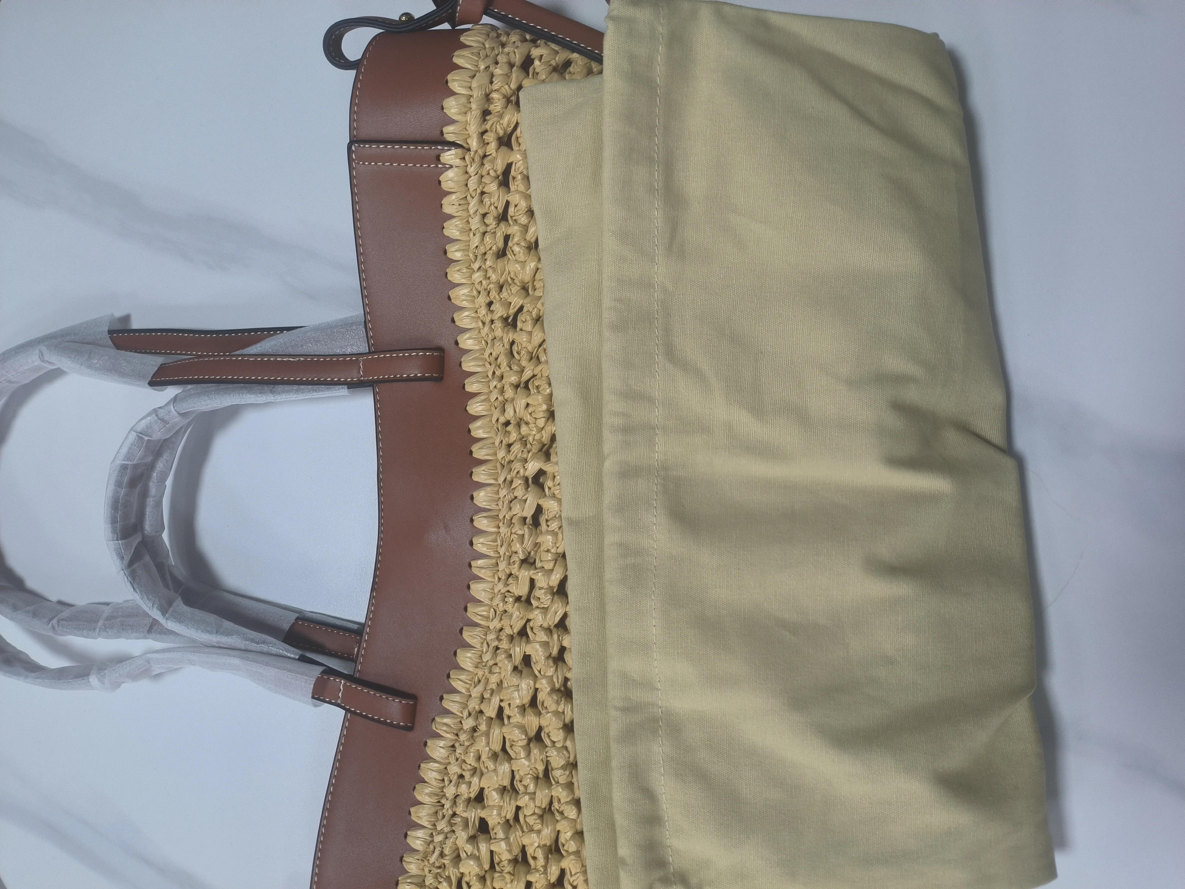 Marke Hohl Woven Strand Tasche Nische Mode Schulter Unterarm Tasche Große Kapazität High-end-Nähte Tote Tasche frauen eimer Tasche – Detail 5