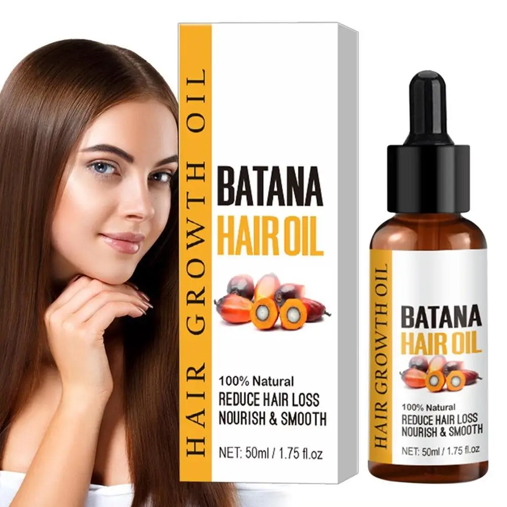 Batana Hair Care Essential Oil Repair Hair Root Moisturize Nourishing Strengthen ปรับปรุง Split Smooth Hair Care Oil