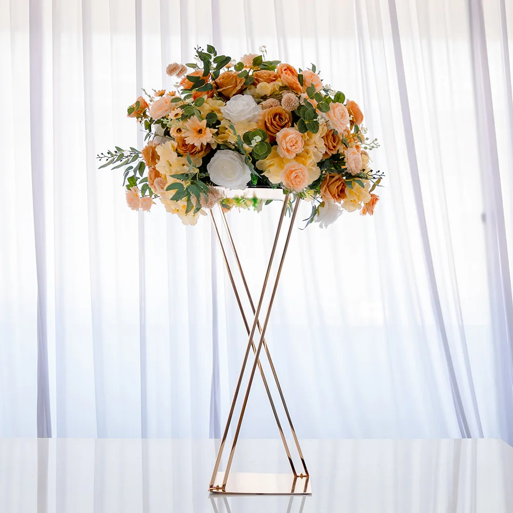 2-10 Stück Gold/Silber Metall-Blumenständer 31 Zoll hoch für Hochzeitstischdekoration, Partydekoration und Heimdekoration – Detail 5