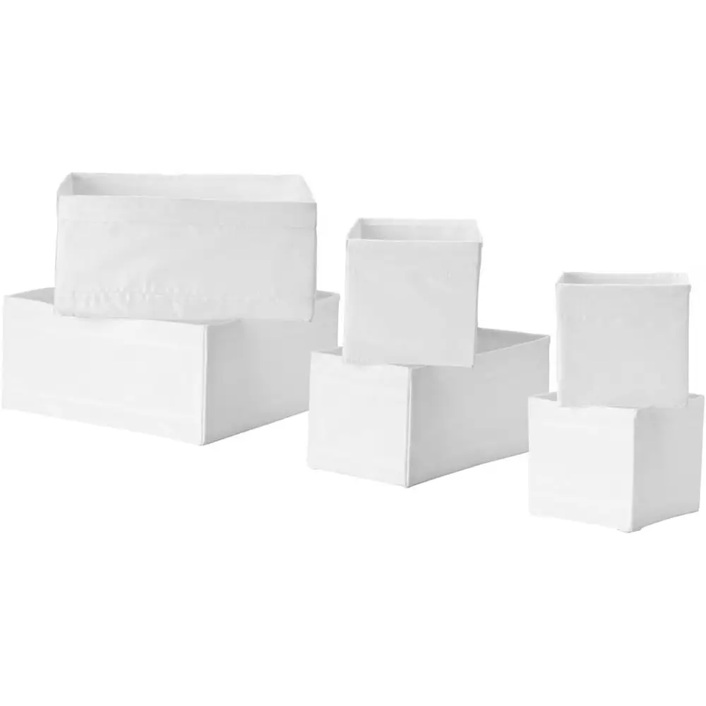Skubb Storage Box,der Organizer,multiuse SET O 18, White