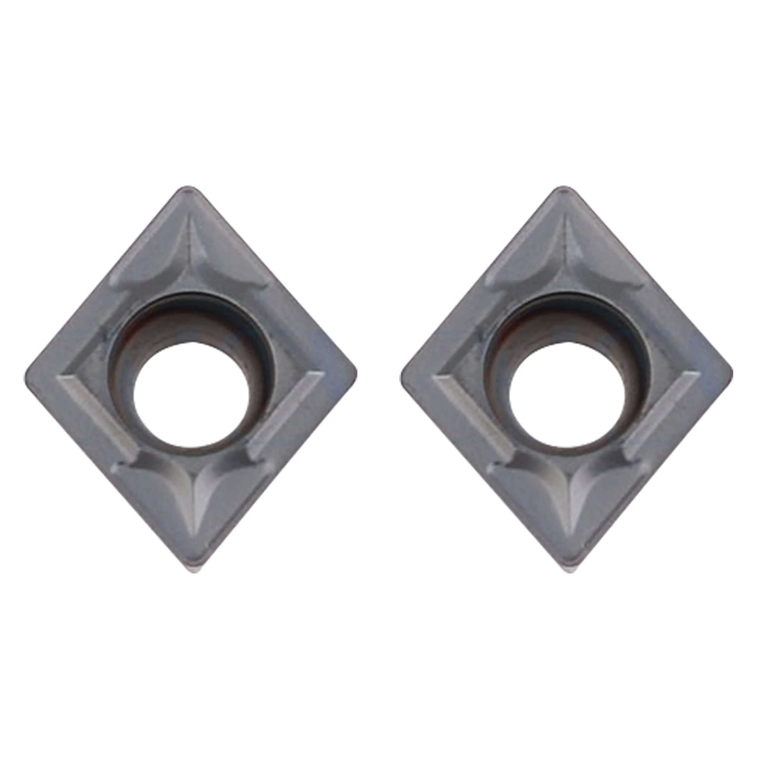 10Pcs CCMT060204 CCMT060208 CCMT09T304 CCMT09T308 CCMT120404 CCMT120408 LF6018 Mengubah Masukkan CNC Bubut Alat Paduan Karbida Blade