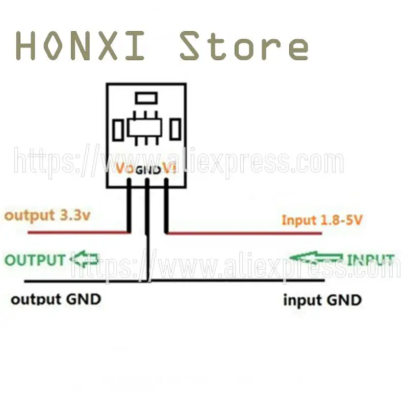 Module d'alimentation DC-DC 2PCS est 1.8 V à 5 V à 3.3 V module de conversion de pression de levage