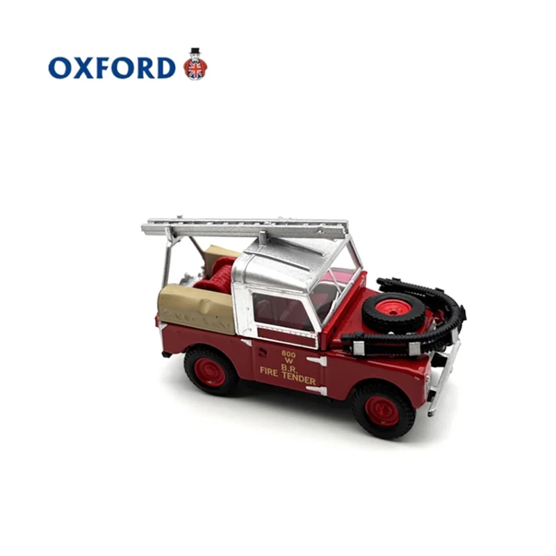 OXFORD Diecast Schaal 1:76 88 Brandweerwagen Legering Klassieke automodel Eindproduct Simulatie Speelgoedcollectie Statisch modelornament