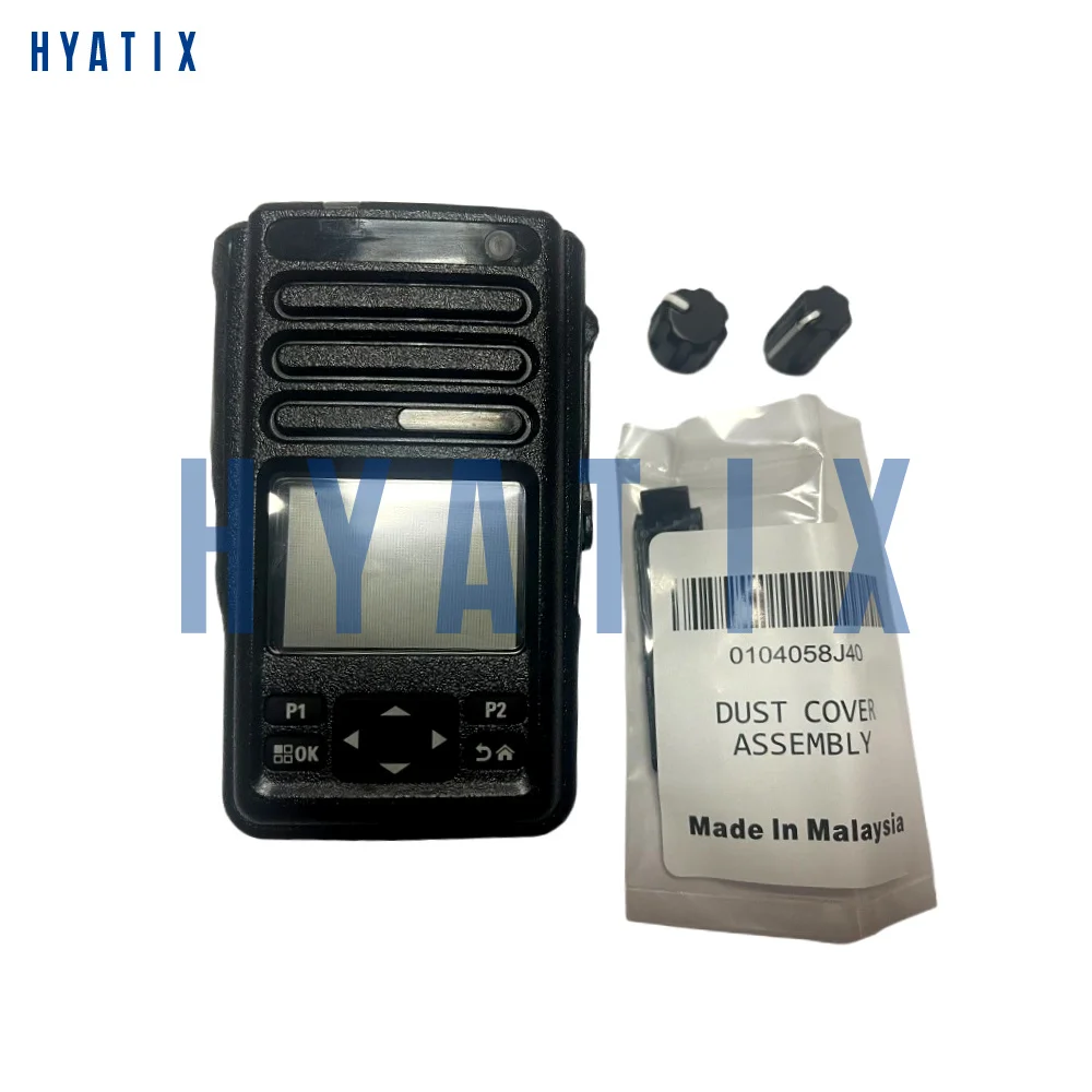 Housing Cover Case Kit with LCD Speaker Keypad Keyboard Knob Dust Cover for XiR E8628i DP3661e Walkie Talkie Accessories