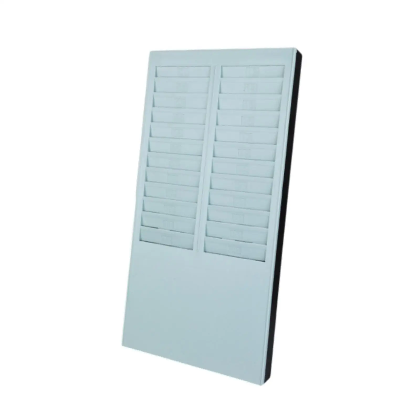 Time Card Rack Wall Mounted Time Card Holder for Indoor Outdoor