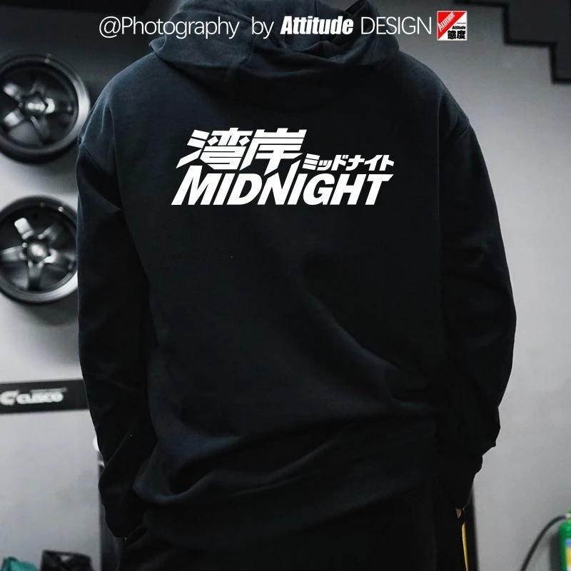 الخريف والشتاء العلامة التجارية العصرية JDM تعديل سيارة الأمريكية مقنعين سترة فضفاضة الرجال والنساء هوديي عادية ومريحة