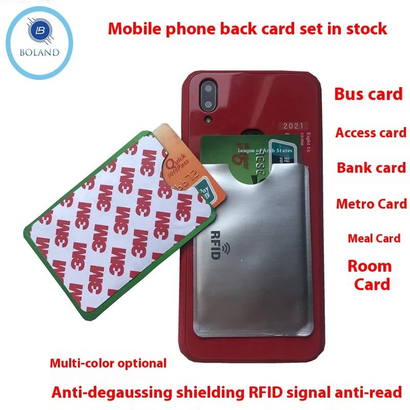 10pcs Anti-Scan With Adhesive Backing Card Sleeve Anti-magnetic Anti-theft Anti RFID/NFC scanning Aluminium Foil Safty Bank Card