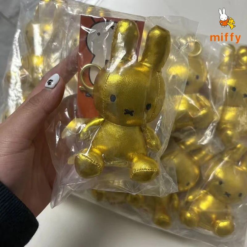 Kawaii Miffy peluche poupée Couple sac à dos Dopamine Anime accessoires Bestie dessin animé moelleux peluche jouet fille cadeaux d'anniversaire parfaits