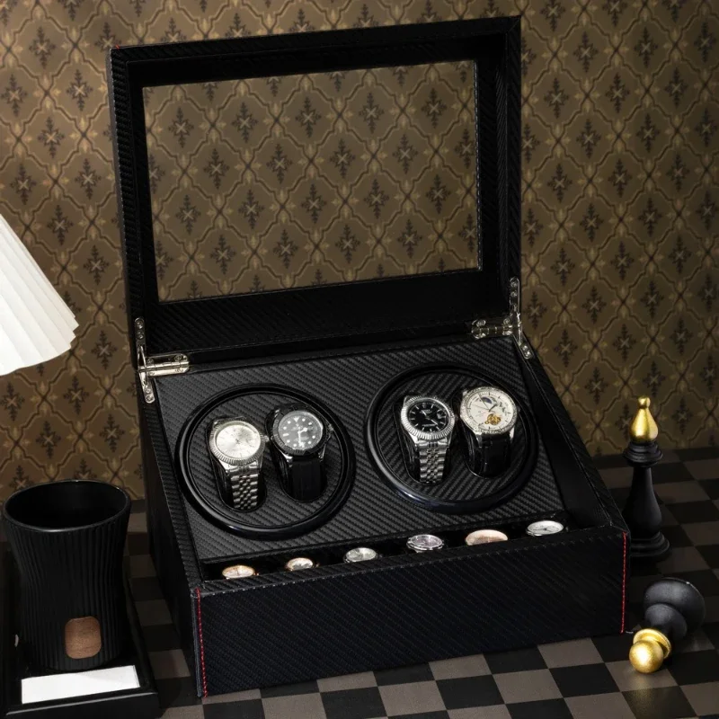 Automatic Watch Winder Box Silent Rotating Luxury Display Storage Organizer for Mechanical Watches Men Gift 시계 와인더