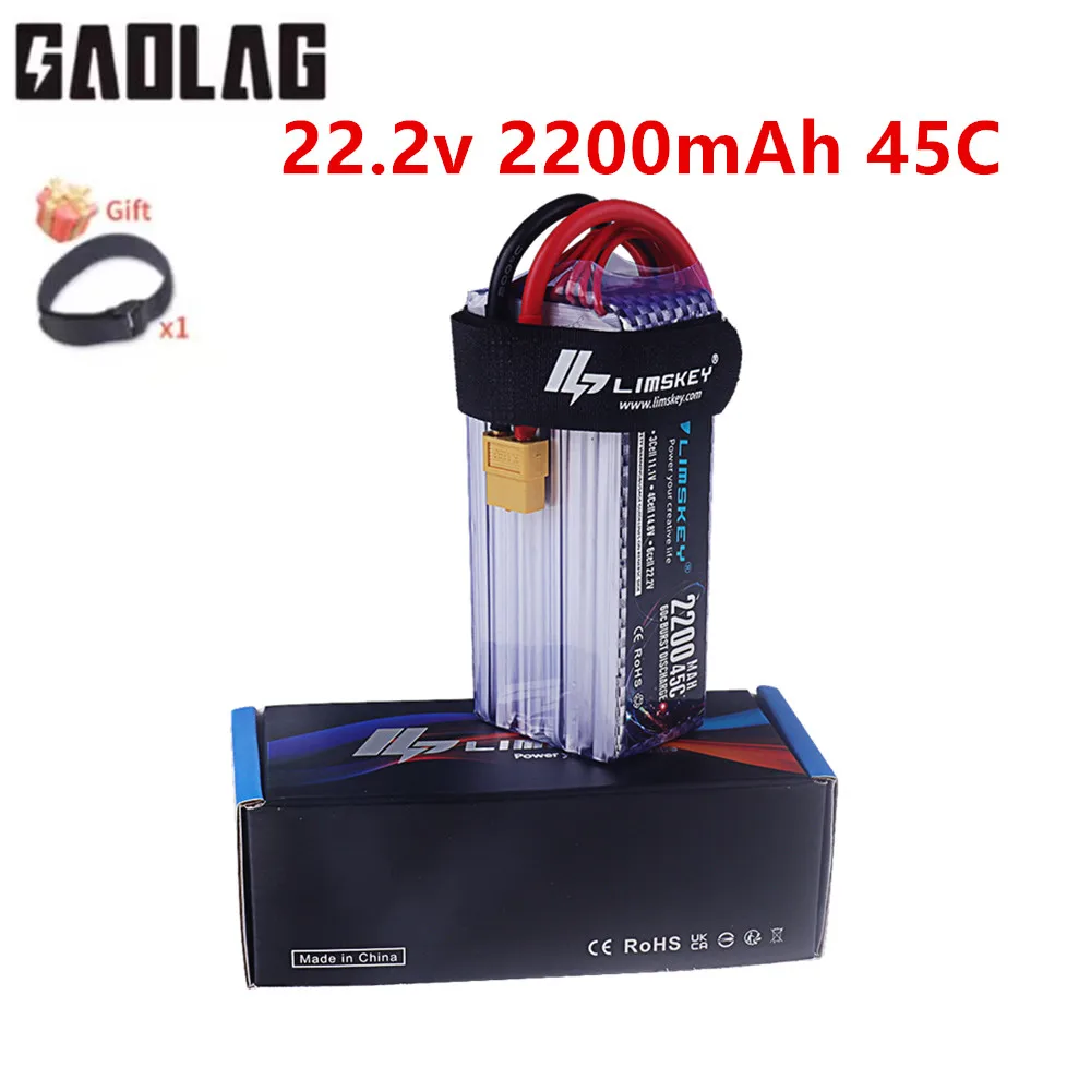 22.2 فولت 2200 مللي أمبير 6s 45C يبو قطع غيار البطارية ل RC سيارة طائرة قارب الطائرة بدون طيار كوادكوبتر Bateria 6s 22.2 فولت البطارية #1