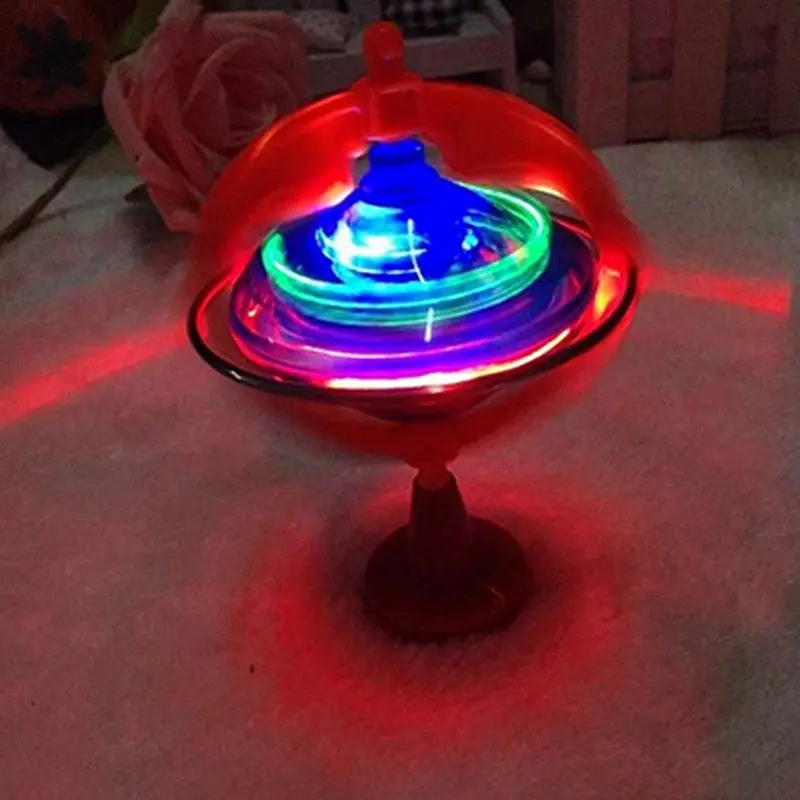 Magic Gyroscope Lassic Toys Laser Flashing With Music Spinning Top Kids Gift