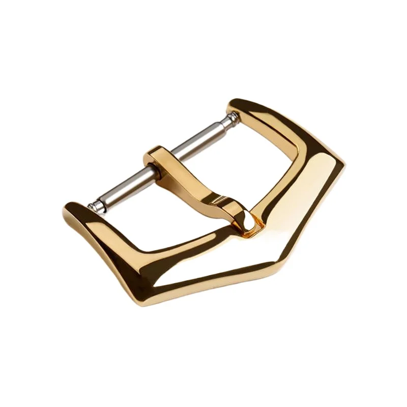 パテックフィリップ時計バックル PP 針バックル男性と女性のゴールドローズゴールド針バックルアクセサリーベルトバックル 16 18 ミリメートル