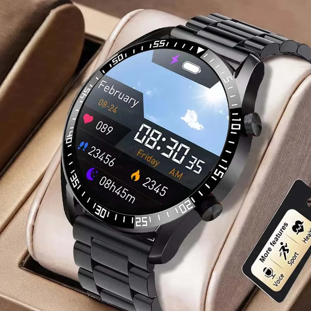 

Men Bluetooth Call Smart Watch Laser Health Blood Pressure Fitnes Sports Watches Women Waterproof Smartwatch Plus 1.53 Inch HD