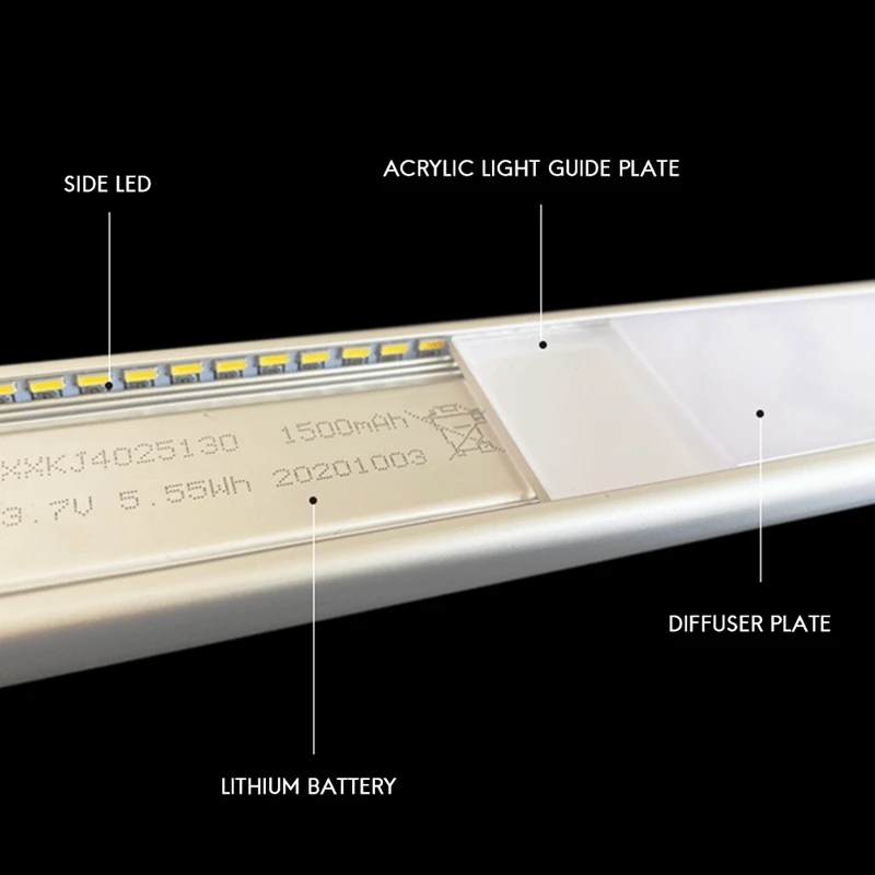 屋内モーションセンサーライト,充電式,USB,超薄型,ワイヤレス,バッテリー駆動,2つのLED