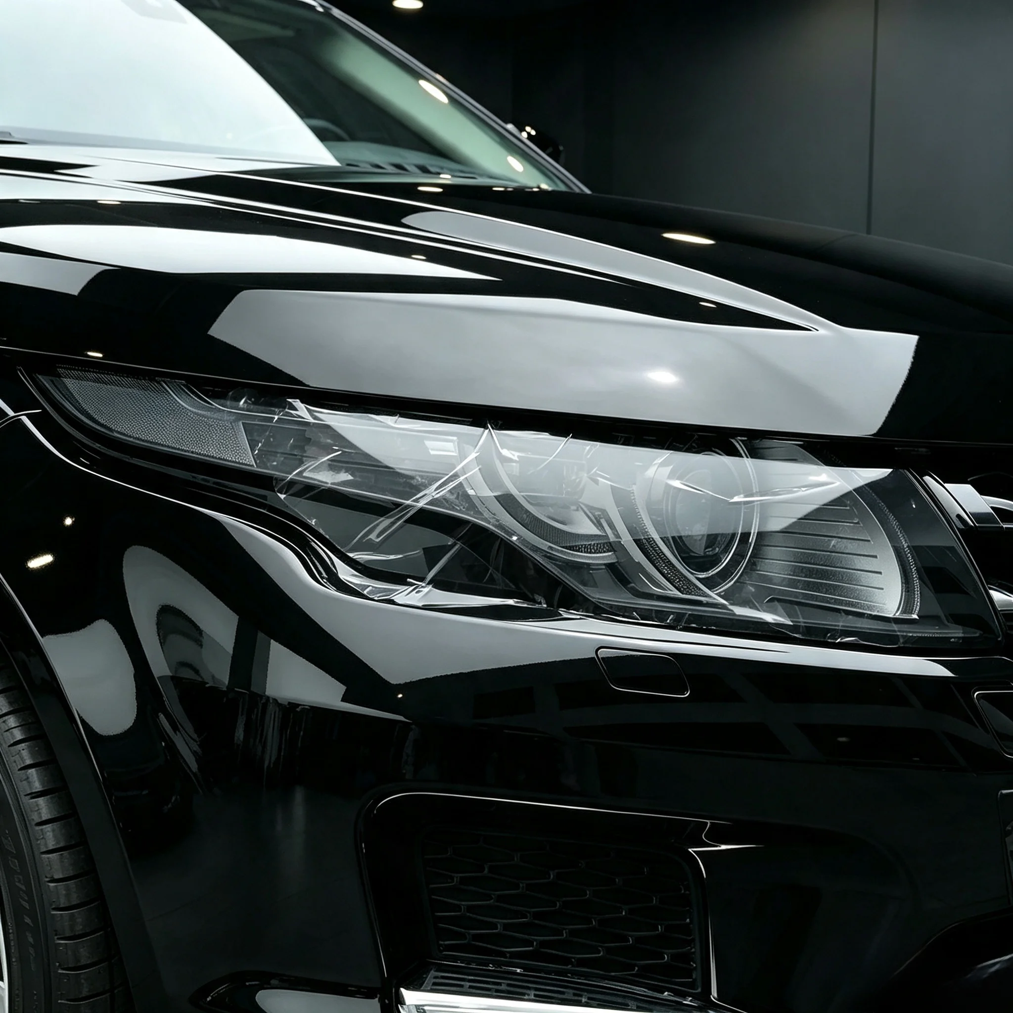 Für Range Rover Evoque L538 2011-2018 Auto-Scheinwerfer Transparente TPU-Schutzfolie Kratzfeste PPF-Schutzfolie Aufkleber – Detail 3