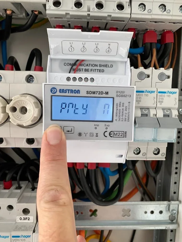 SDM72DM V2 Eastron Power Meter Digital Panel Meter Deye Electronic Energy Meter 3 Phase