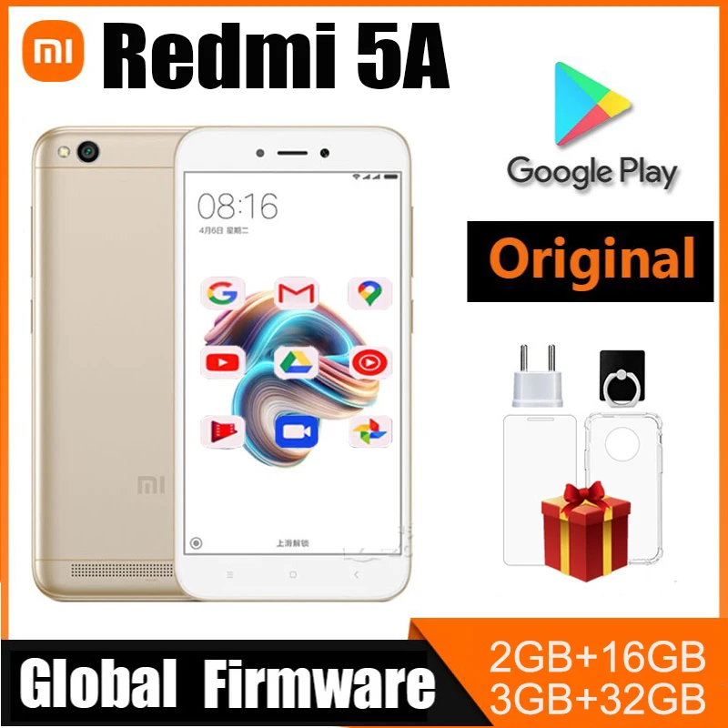 Global Version Xiaomi Redmi 5A Smartphone  Snapdragon 425 Android MSM8917used phone