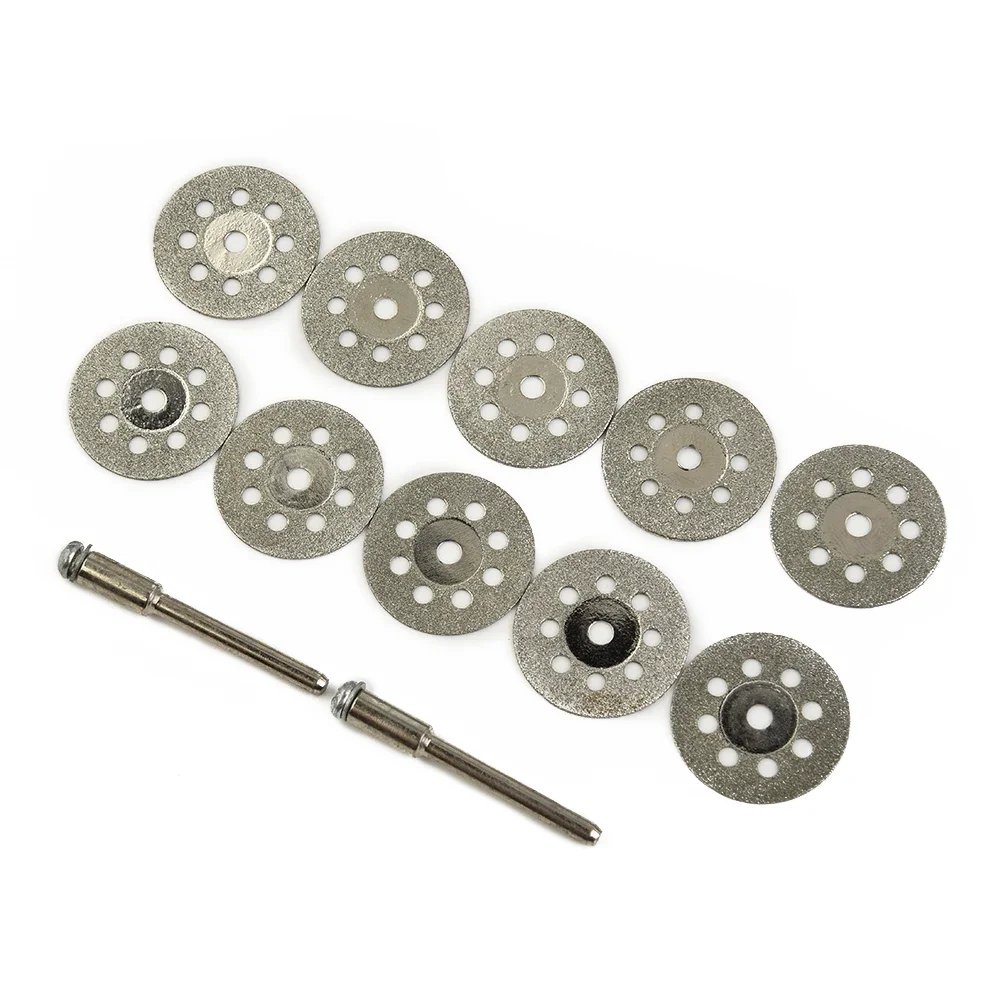 

Wood Saw Blades Hard Circular Cutting Wheel 2 Mandrel Carbon Steel Cutter Rotary 10 PCS High Quality Brand New