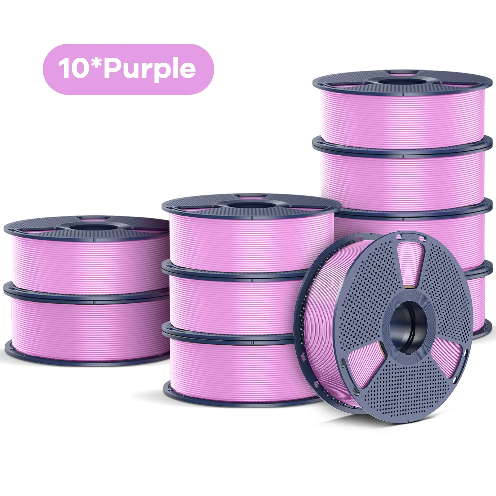 SUNLU PETG Filament 10kg 1,75mm 1 rol/kg (2,2 lbs) Voor 3D-printers Herbruikbare spoel Netjes gewikkeld Print soepel