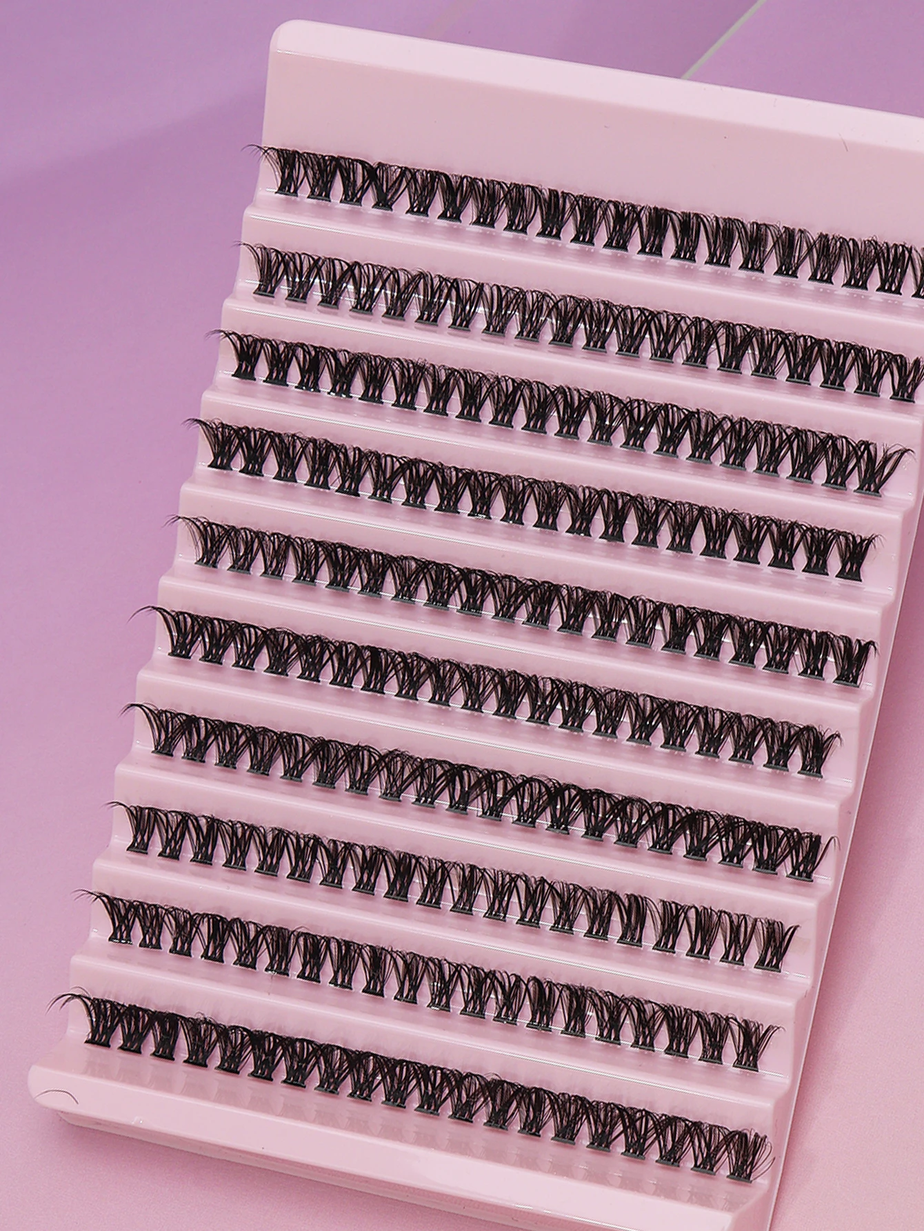 10 sztuk rzęs 40D 11mm naturalnych, sztucznych rzęs do ślubu, na imprezę, do klubu, na co dzień, na spotkania, naturalne rzęsy z piór, rzęsy do przedłużania, krzyżowane.