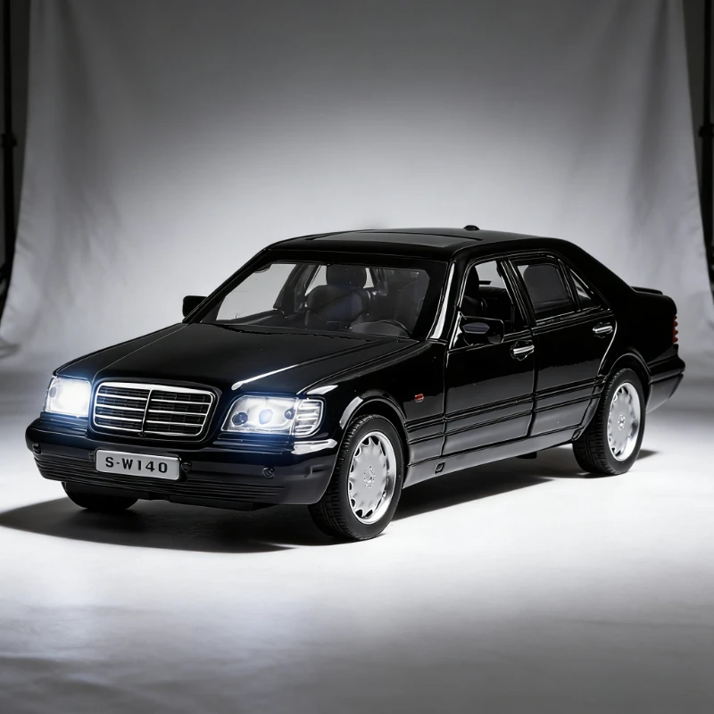 

Модель коммерческого автомобиля S-W140 в масштабе 1:32, ретро-стиль, из сплава, люксовая, для декора