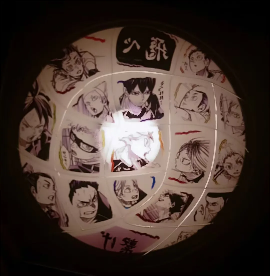 아크릴 "하이큐!!" 애니메이션 상품 올스타 소형 배구 테이블 세트, 직소 퍼즐 장식품