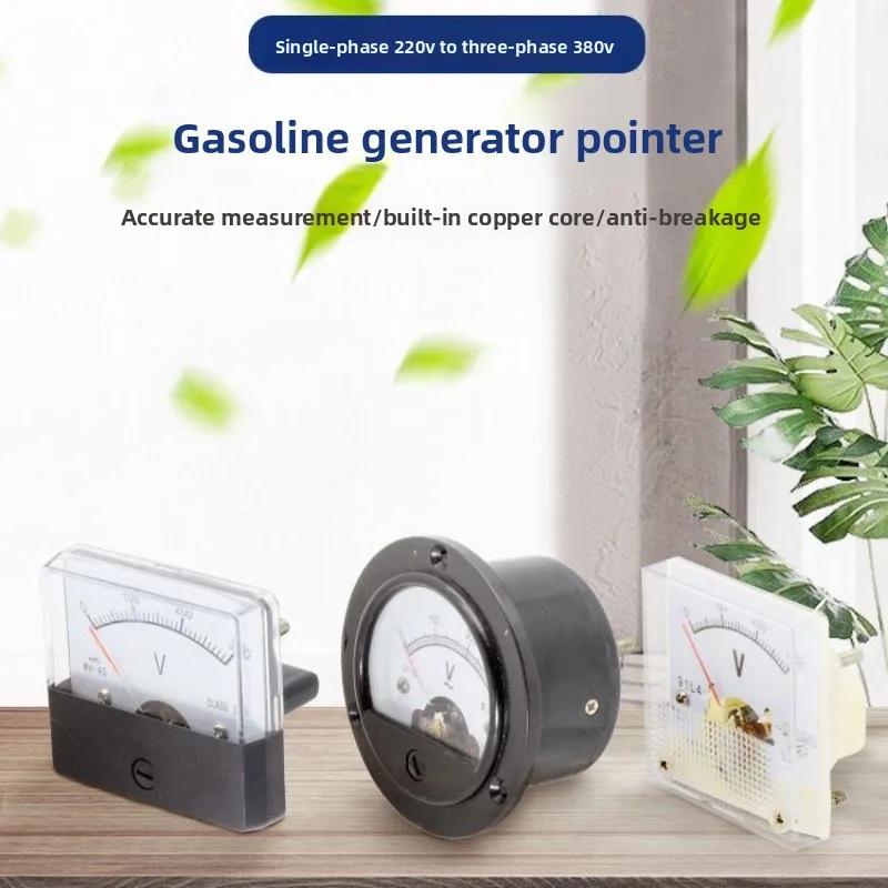 Generator Parts 3kw 5kW Square Circular Voltage Detection Form/Engine Voltmeter