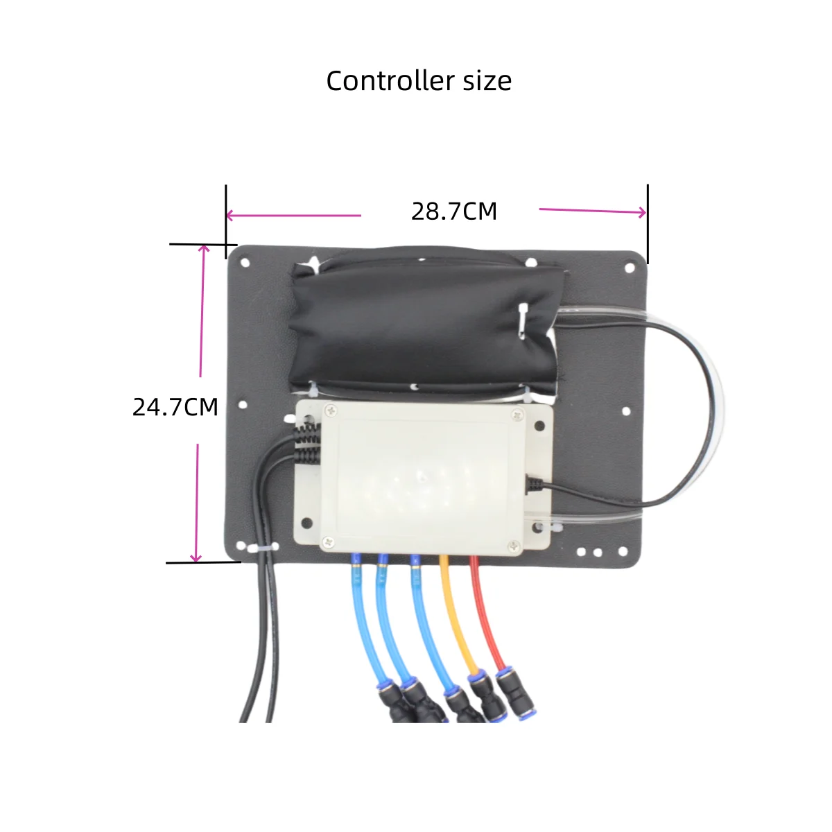 car air pneumatic seat lumbar with Four-ways pneumatic massage 4 air bladder bag lumbar seat interior support system for car