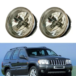 12V Front Fog Light lamps For Jeep GRAND CHEROKEE  1998-2005 OEM 55156733AB 55156733AC